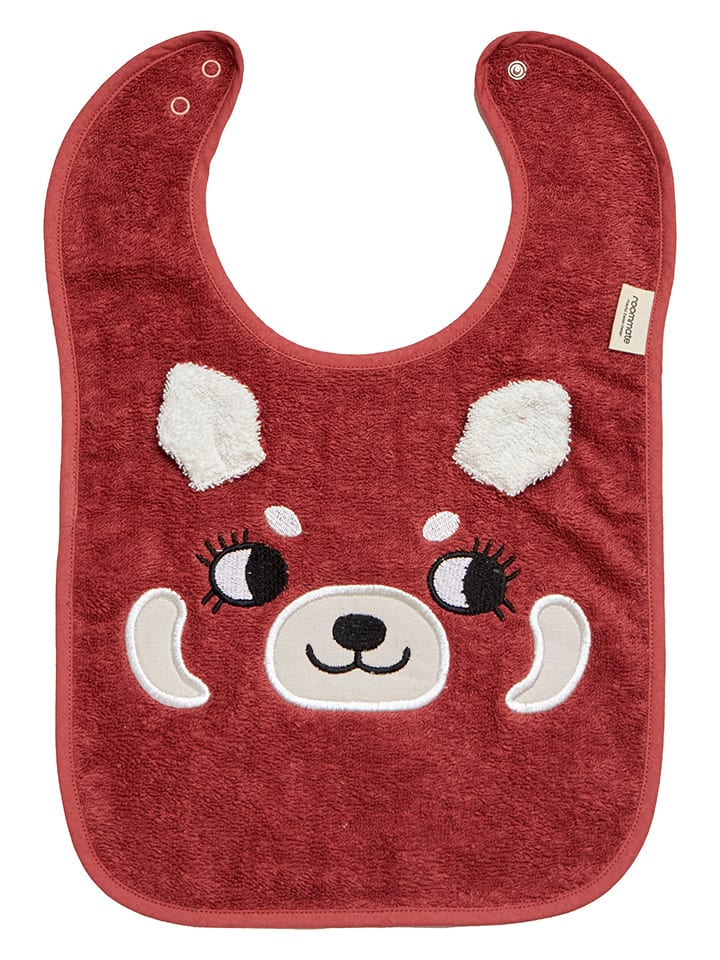 roommate Śliniaczek "Red Panda" w kolorze czerwonym - 40 x 26 cm rozmiar: onesize