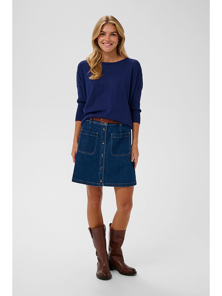 SAINT TROPEZ Sweter w kolorze granatowym rozmiar: XS