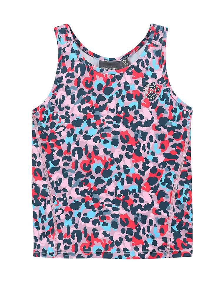 Color Kids Top sportowy w kolorze jasnoróżowym ze wzorem rozmiar: 104