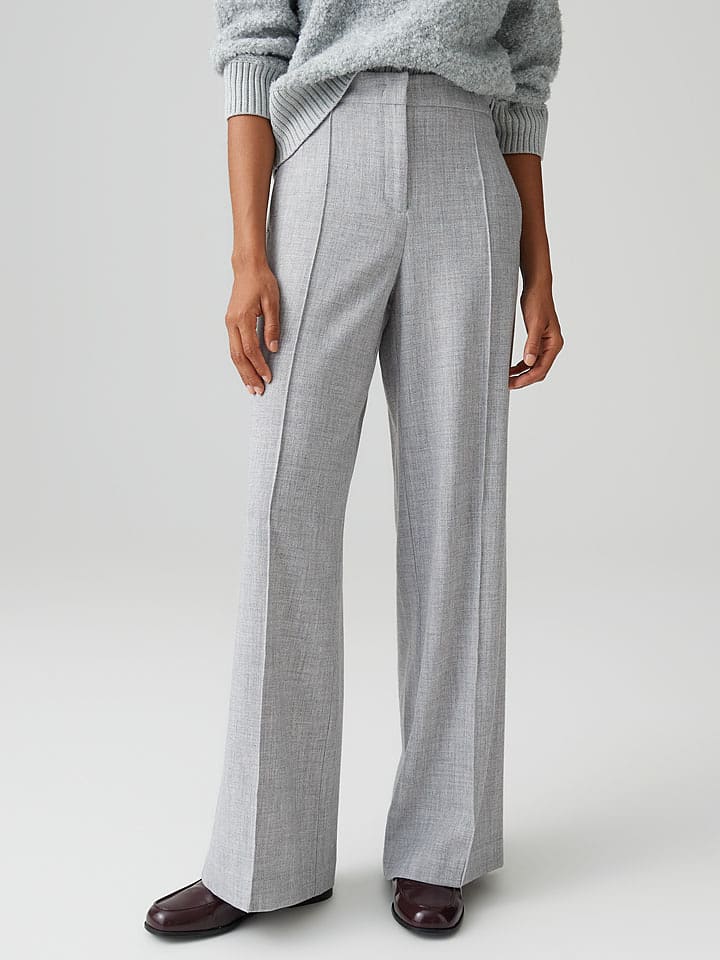 OPUS Spodnie "Maiga" w kolorze szarym rozmiar: 44