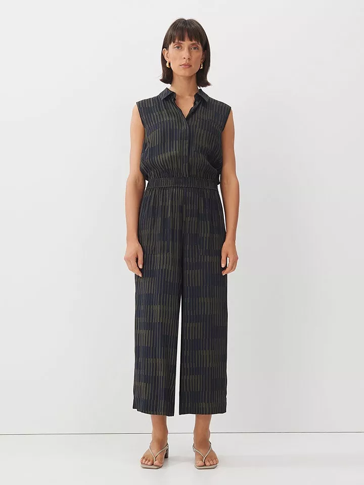 Someday Kombinezon w kolorze granatowo-oliwkowym rozmiar: 40