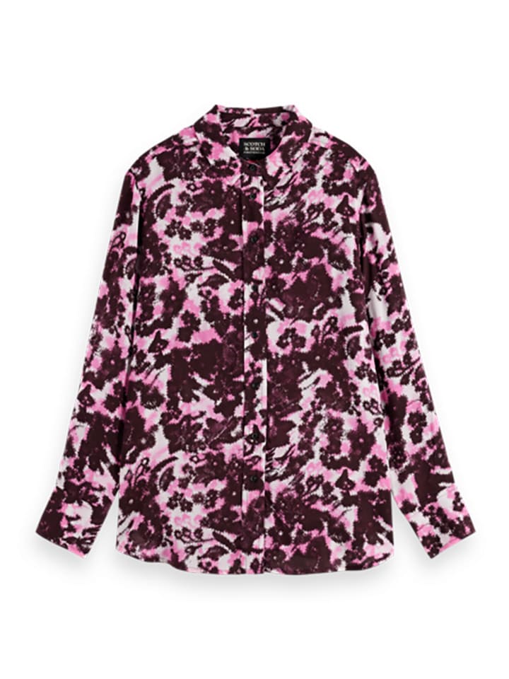 Scotch & Soda Koszula w kolorze bordowo-jasnoróżowym rozmiar: 34