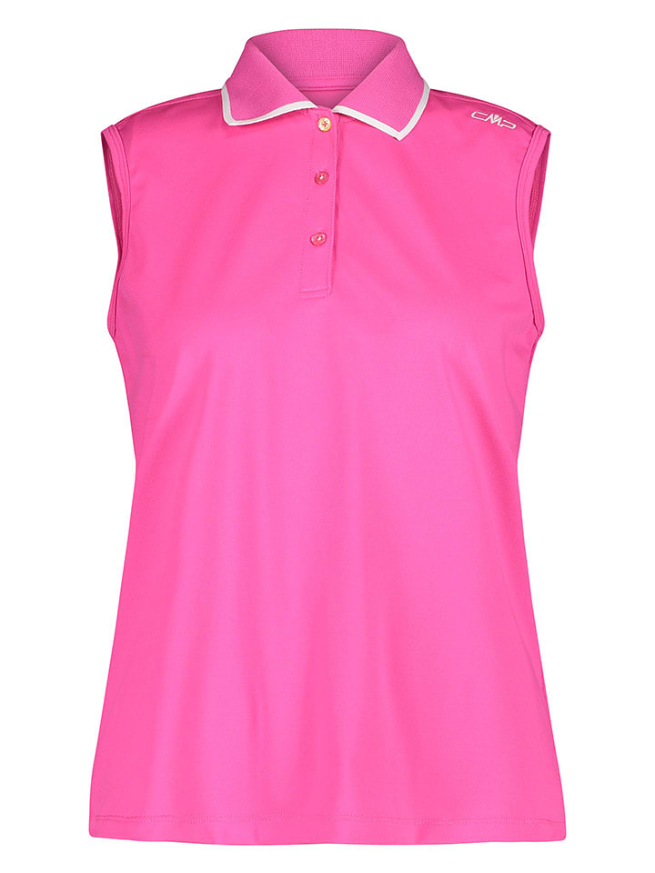 CMP Funkcyjny top polo w kolorze różowym rozmiar: 40