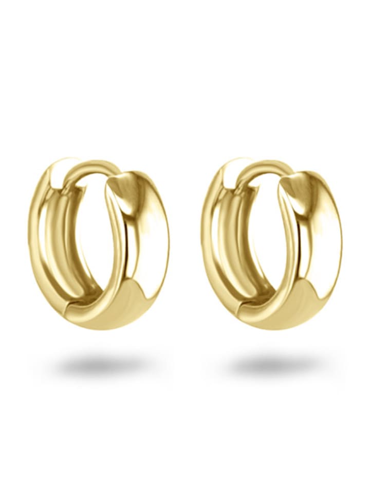 DI GIORGIO Pozłacane kolczyki-kreole rozmiar: onesize