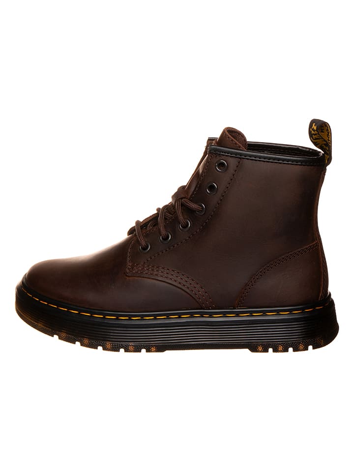 Dr. Martens Skórzane botki "Brookline Chukka" w kolorze brązowym rozmiar: 43