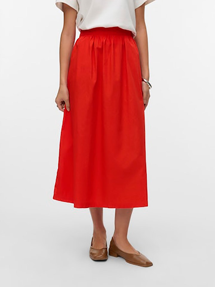 Vero Moda Spódnica w kolorze czerwonym rozmiar: XS