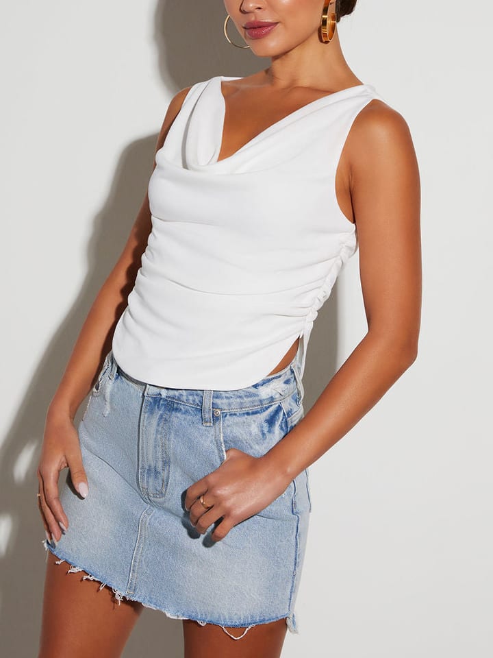 Milan Kiss Top w kolorze białym rozmiar: XL