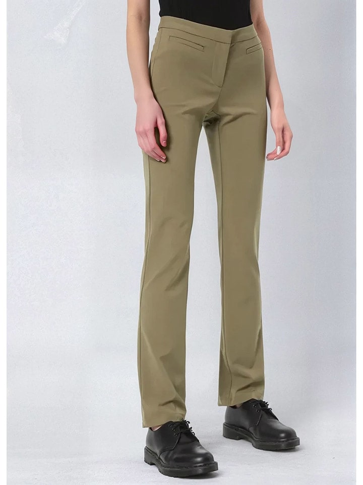 Weekday Spodnie w kolorze khaki rozmiar: 44