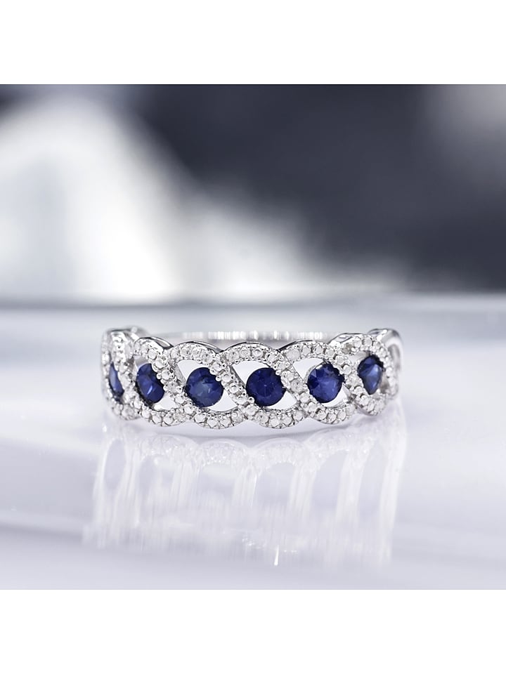 DIAMOND & CO Złoty pierścionek "Tarlac" z diamentami rozmiar: 52