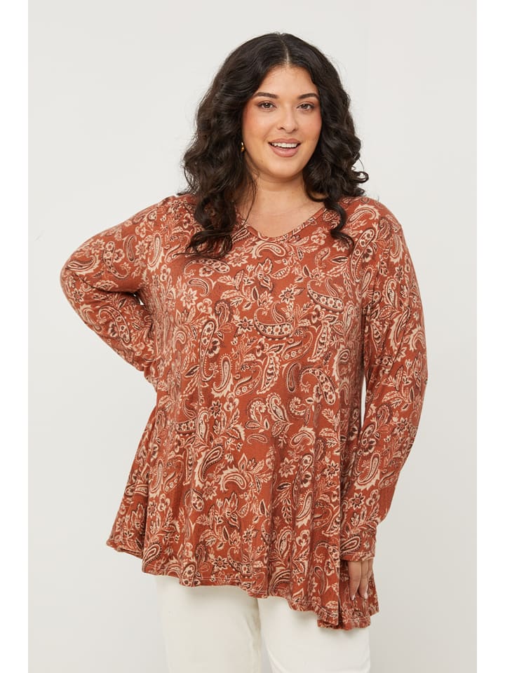Curvy Lady Bluzka w kolorze pomarańczowym rozmiar: 44/46