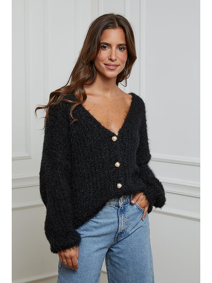 L'armoire de Suzette Kardigan w kolorze czarnym rozmiar: 34/36