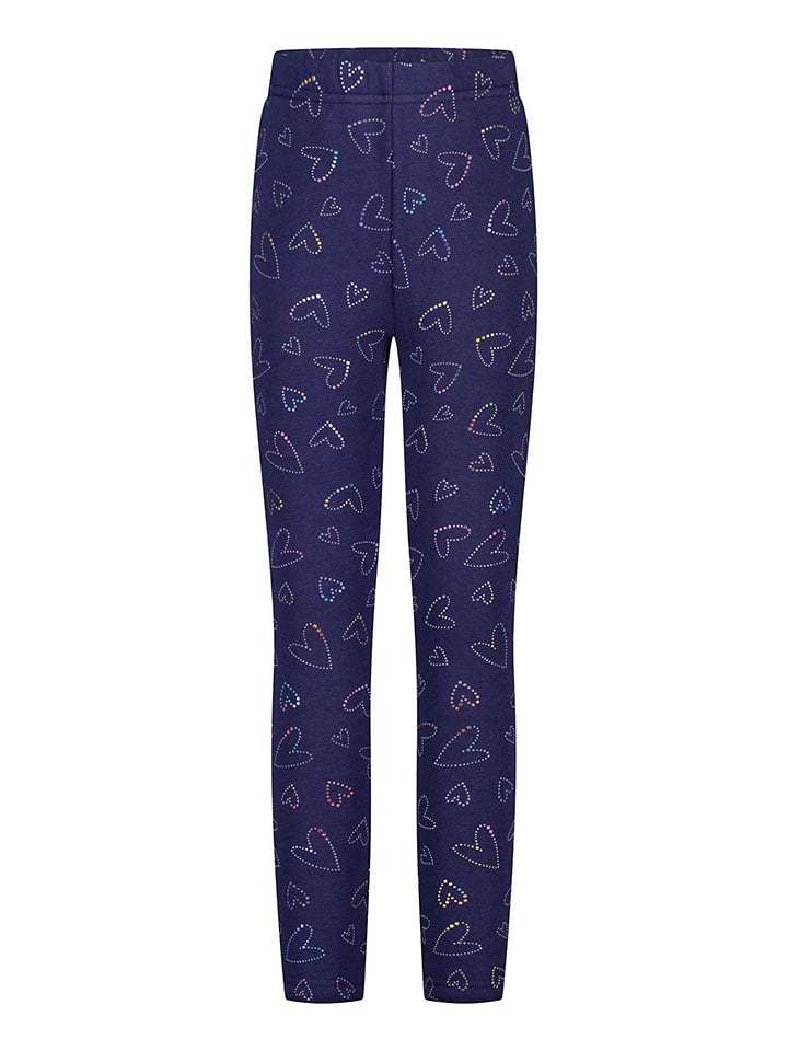 Salt and Pepper Legginsy termiczne w kolorze granatowym rozmiar: 122