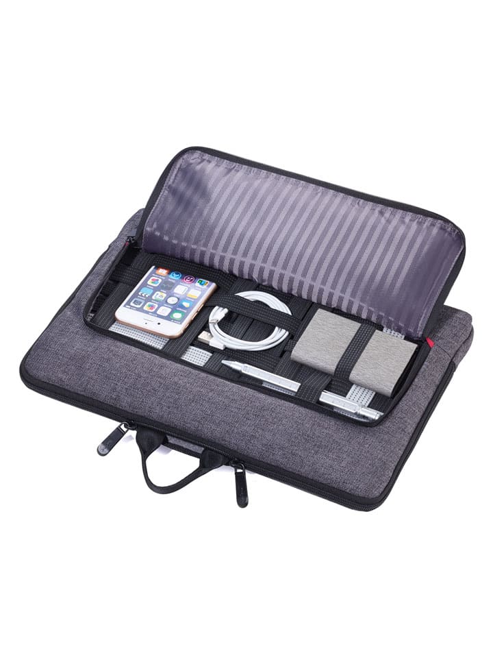 Troika Aktówka w kolorze antracytowym rozmiar: onesize