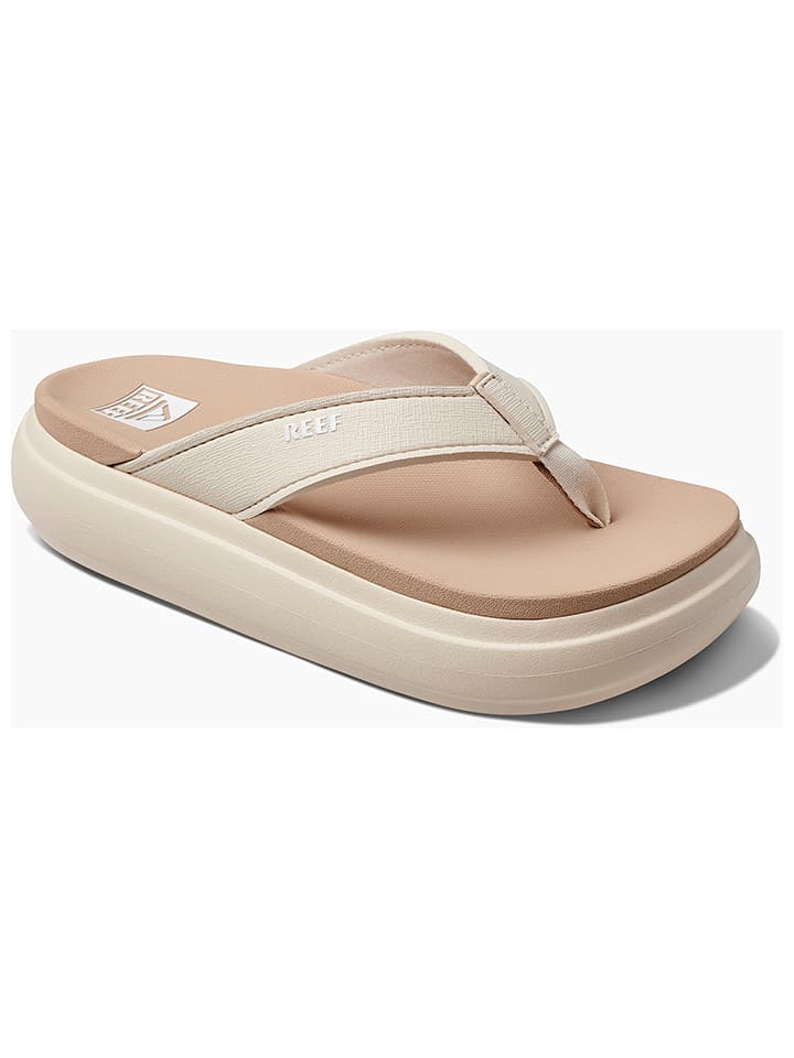 Reef Japonki "Cushion Bondi" w kolorze kremowym rozmiar: 40