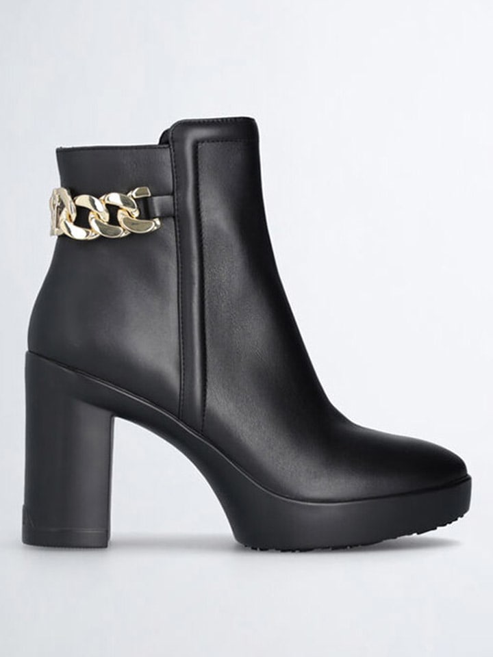 Liu Jo Skórzane botki w kolorze czarnym rozmiar: 39