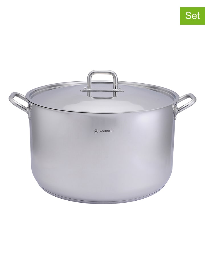 Laguiole 2-częściowy zestaw w kolorze srebrnym - Ø 50 cm rozmiar: onesize