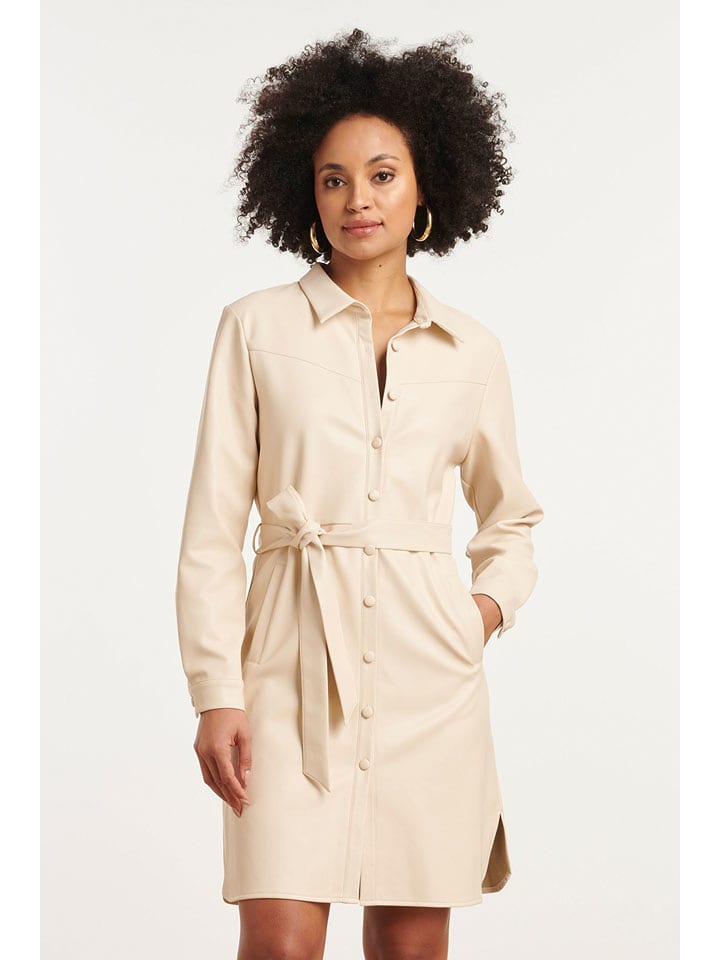 Smashed Lemon Sukienka w kolorze beżowym rozmiar: XL