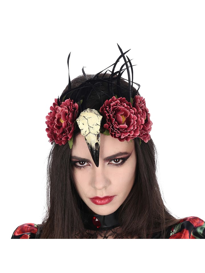 CHAKS Opaska "Voodoo" w kolorze czerwonym na włosy rozmiar: onesize