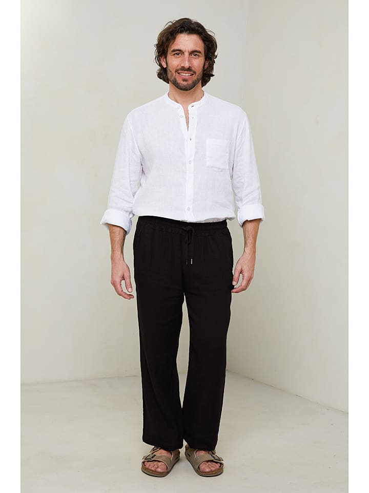 Lin Passion Spodnie w kolorze czarnym rozmiar: XL/XXL