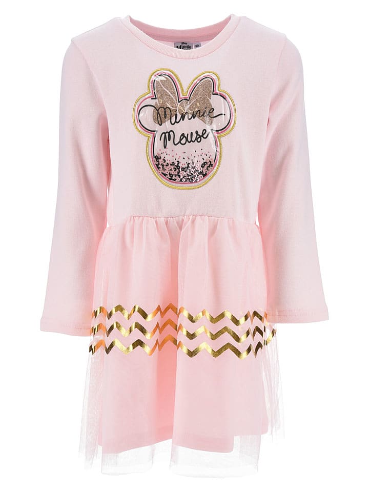 Disney Minnie Mouse Sukienka "Minnie" w kolorze jasnoróżowym rozmiar: 98