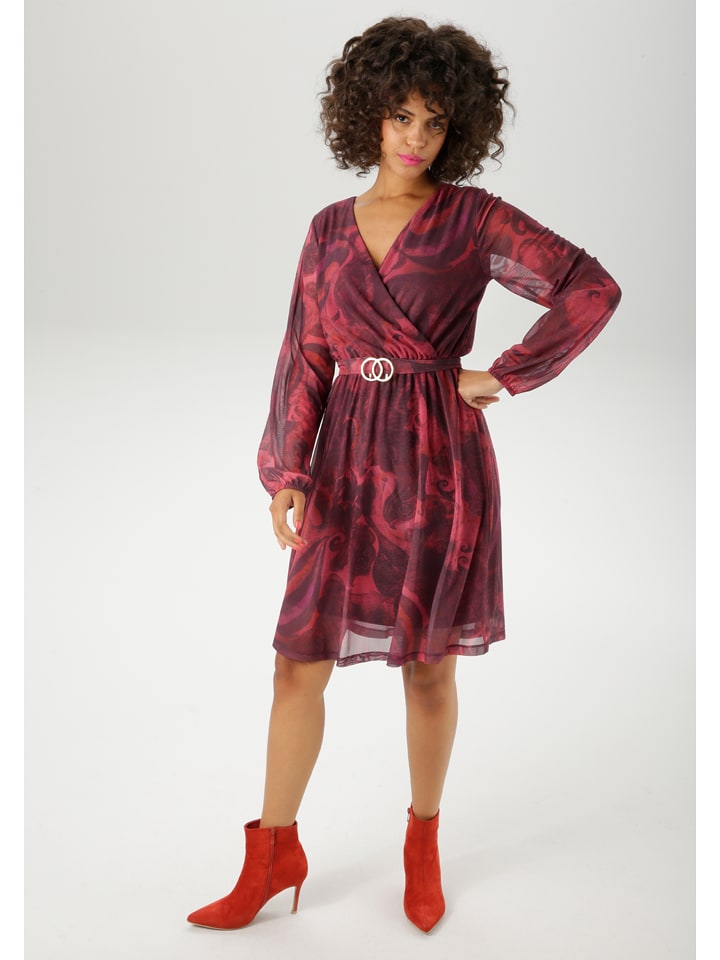 Aniston Sukienka w kolorze bordowym rozmiar: 40