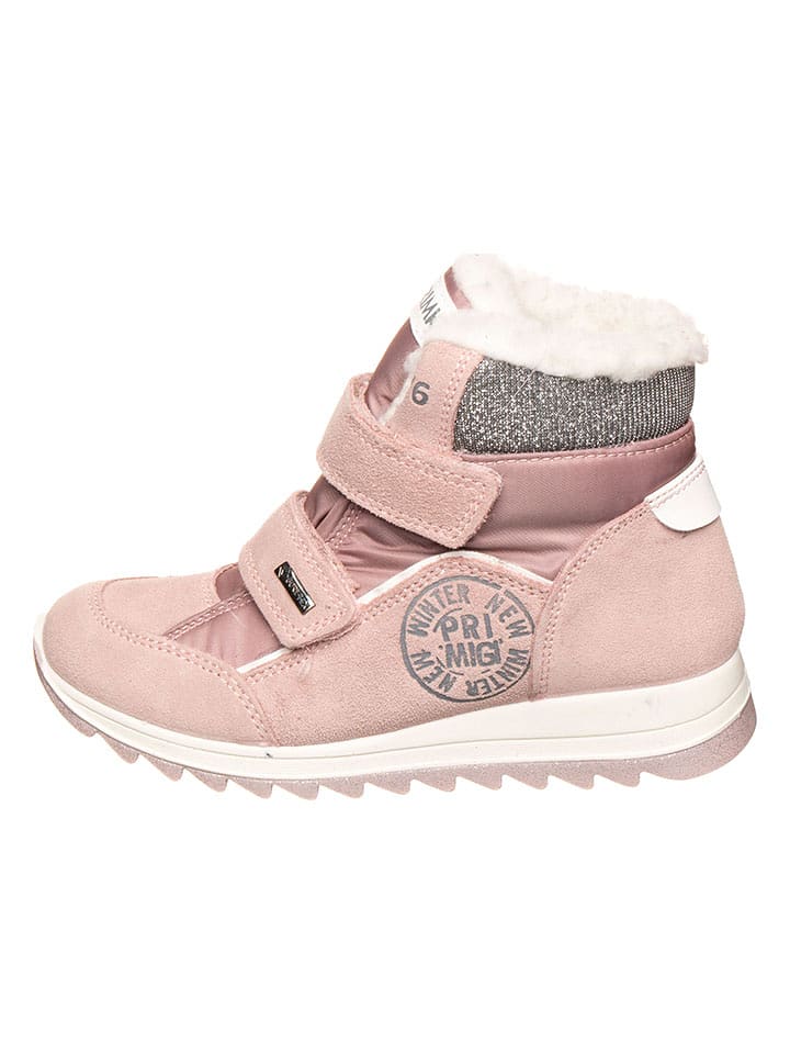 Primigi Skórzane botki "Trilly" w kolorze jasnoróżowym rozmiar: 36