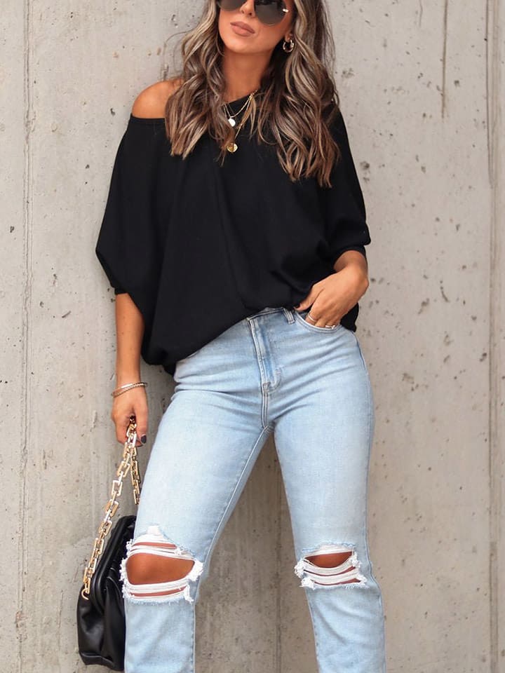 Milan Kiss Bluza w kolorze czarnym rozmiar: S