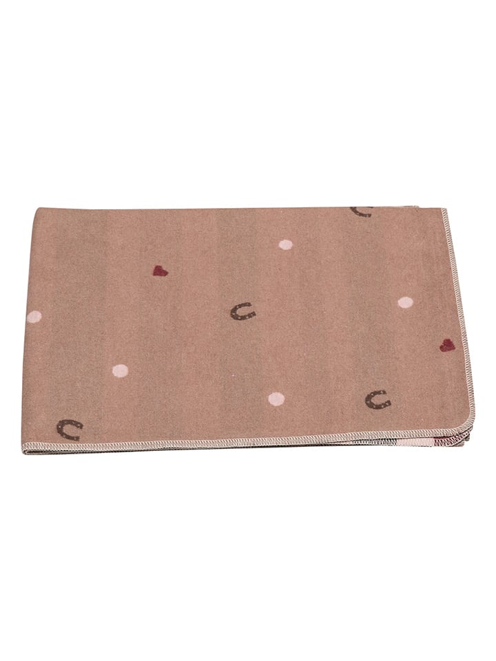 David Fussenegger Kocyk w kolorze jasnobrązowym rozmiar: 100x140 cm