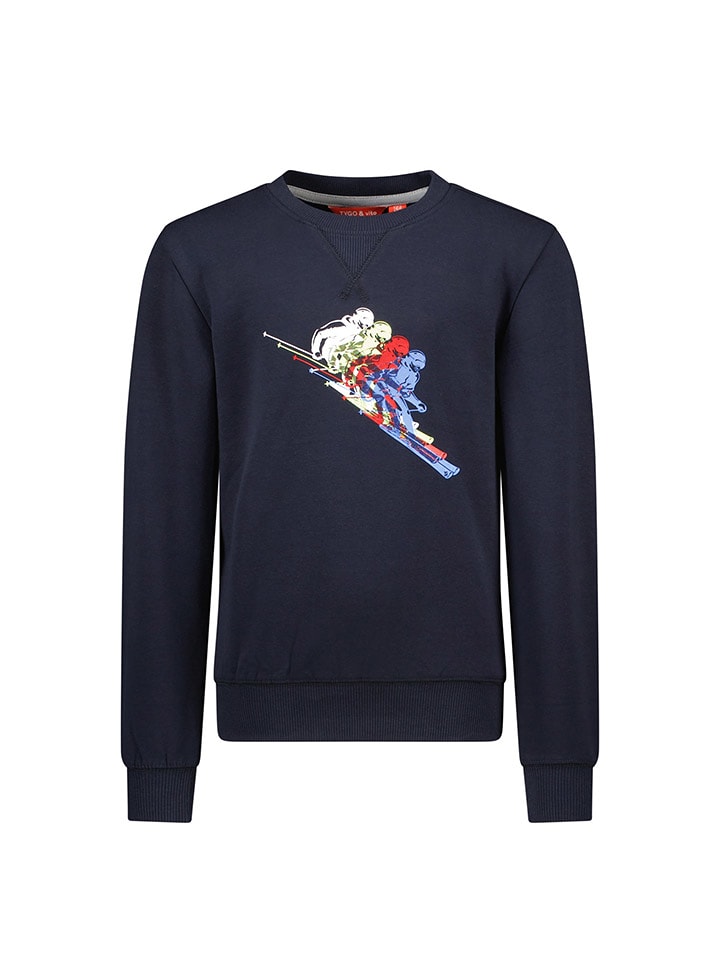 Tygo & Vito Bluza "Safa" w kolorze granatowym rozmiar: 98/104