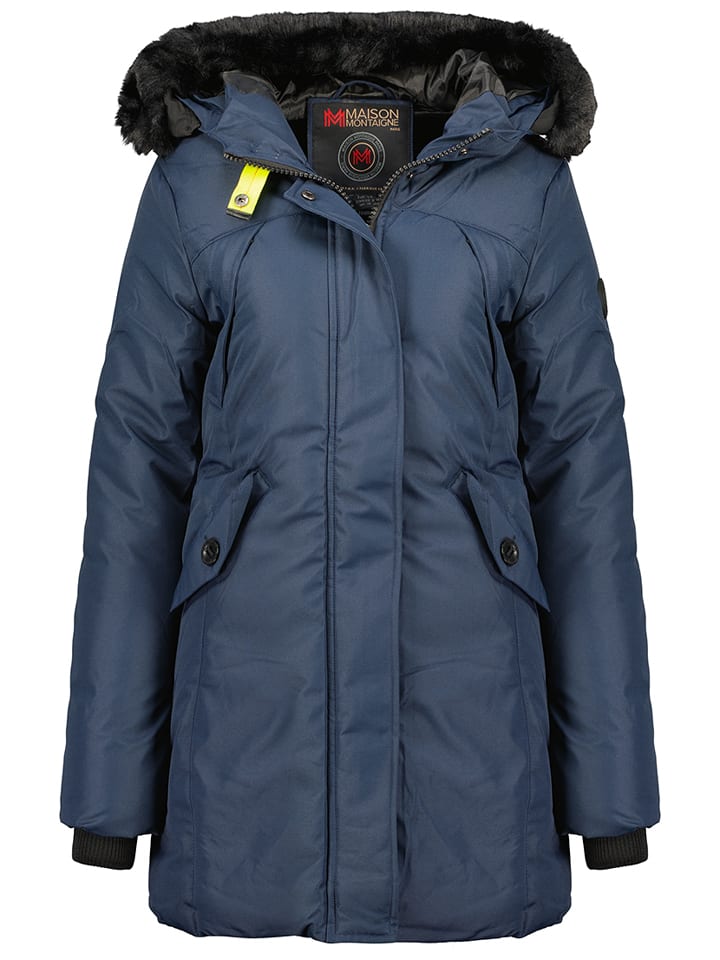 Maison Montaigne Parka "Cherimai" w kolorze granatowym rozmiar: S