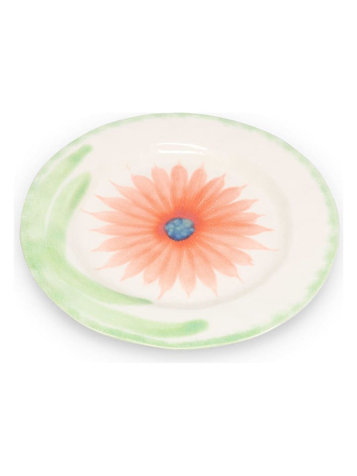 Salt and Pepper Talerz "Fleur" w kolorze zielono-pomarańczowym do serwowania - Ø 27,5 cm rozmiar: onesize