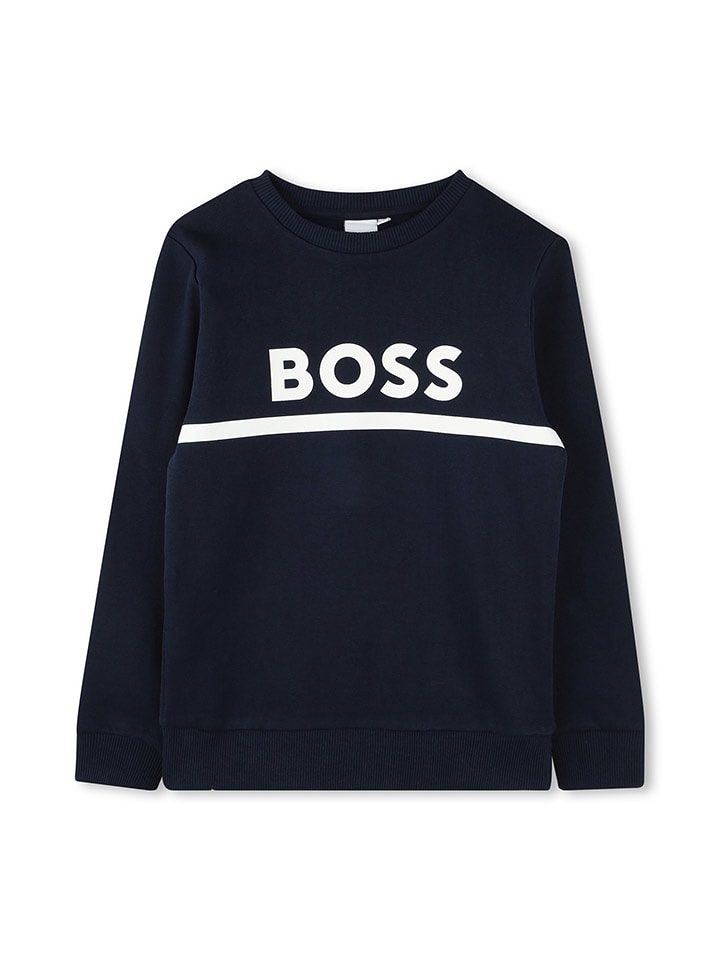 Hugo Boss Kids Bluza w kolorze granatowym rozmiar: 140
