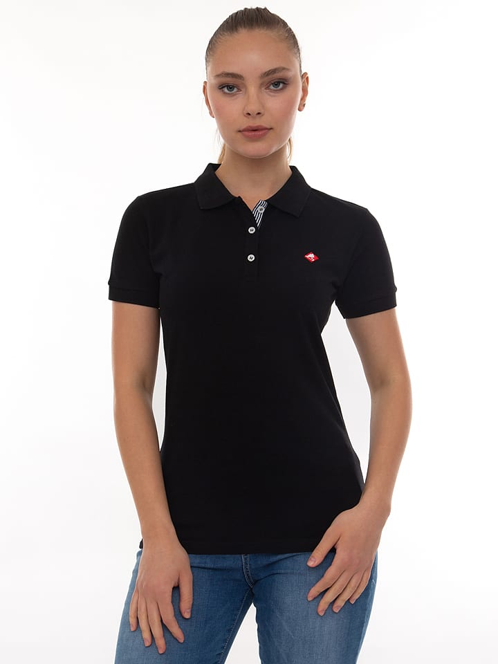 SIR RAYMOND TAILOR Koszulka polo "Angie" w kolorze czarnym rozmiar: M