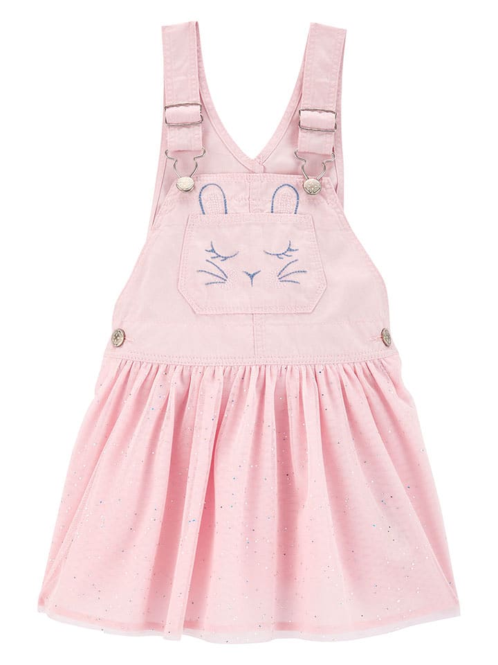 OshKosh Sukienka-ogrodniczka w kolorze jasnoróżowym rozmiar: 110