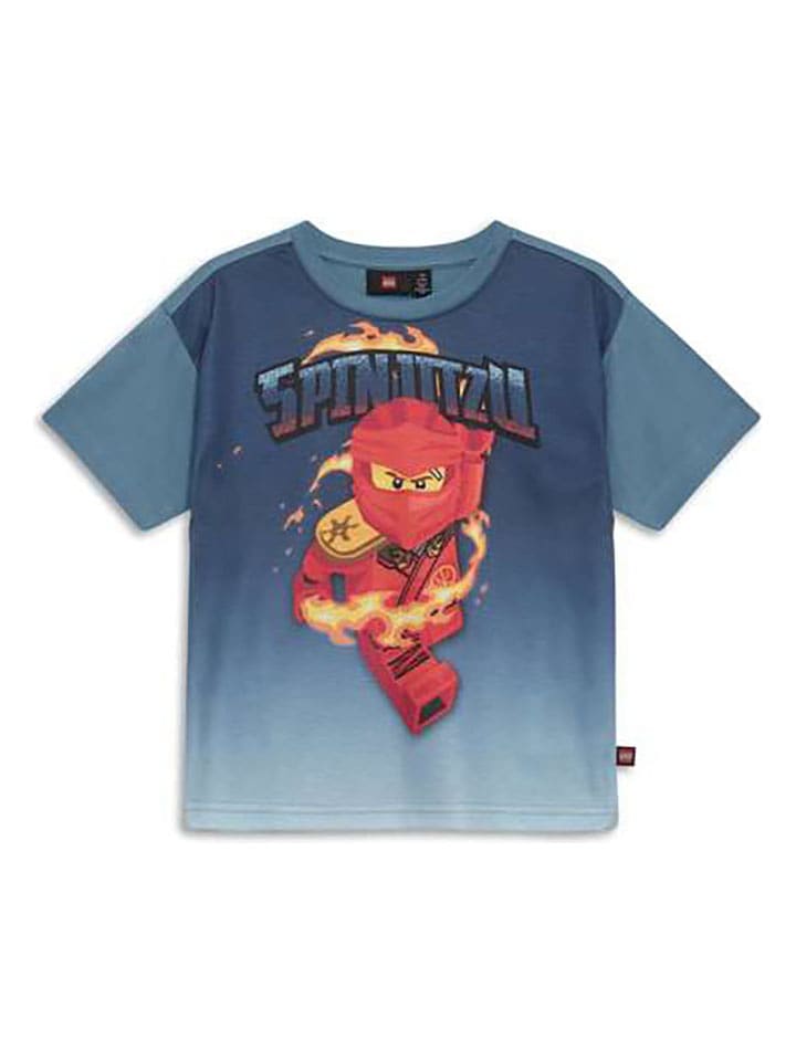 LEGO Koszulka w kolorze niebieskim ze wzorem rozmiar: 122