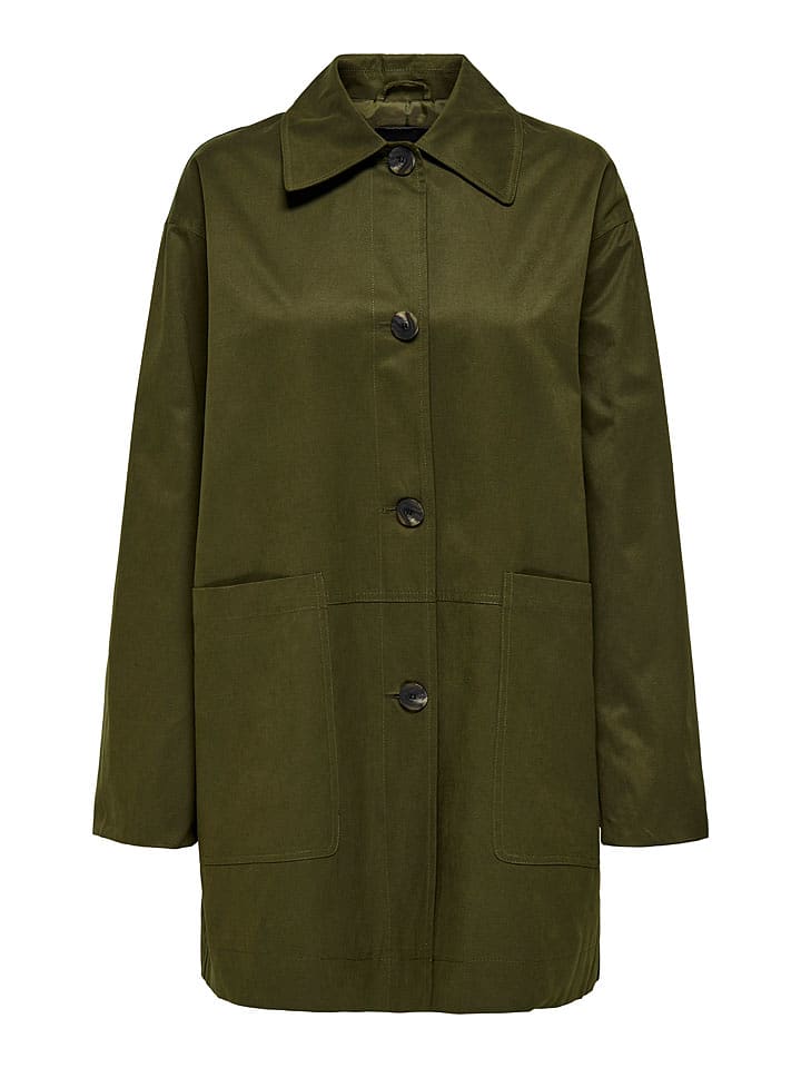 ONLY Płaszcz przejściowy w kolorze khaki rozmiar: XS