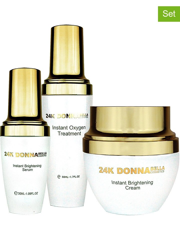 Donna Bella 3-częściowy zestaw "Coffret 24K Brightening" rozmiar: onesize