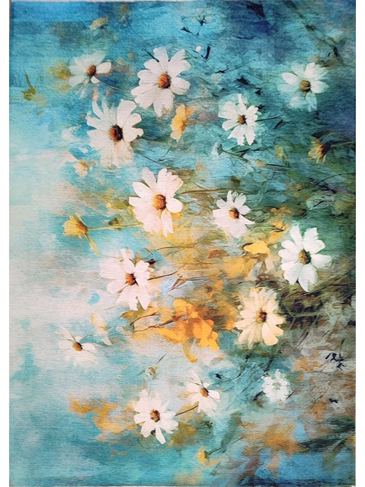 deco Rugs & Carpet Dywan "Antalya" w kolorze niebieskim rozmiar: 58x140 cm