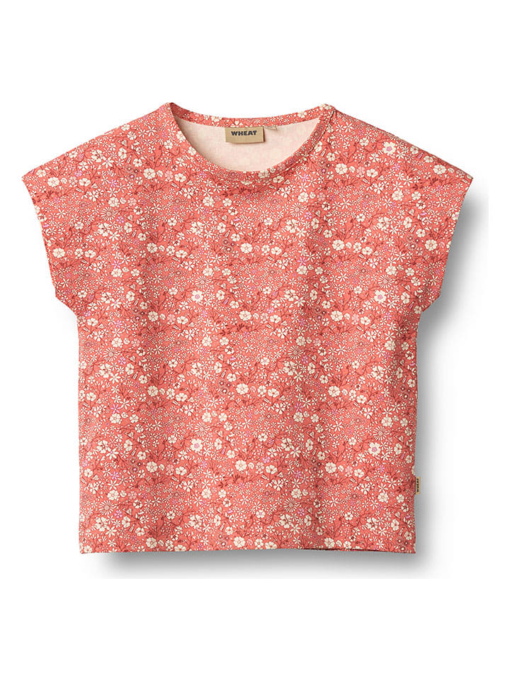 Wheat Koszulka "Bette" w kolorze czerwono-białym rozmiar: 140