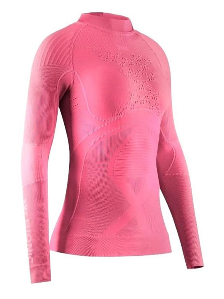 X-Bionic Zimowa koszulka sportowa w kolorze jasnoróżowym rozmiar: M