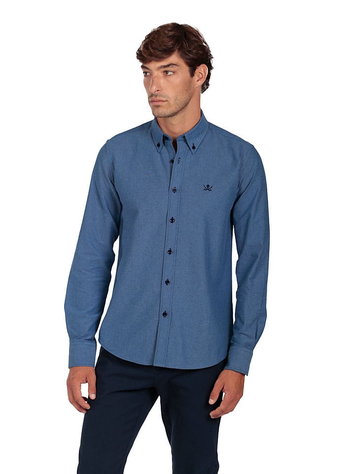 The Time of Bocha Koszula "Oxford" w kolorze niebieskim rozmiar: XL