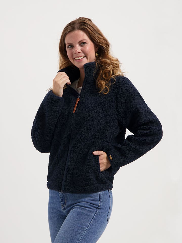 TRAVELIN' Kurtka polarowa w kolorze granatowym rozmiar: 3XL