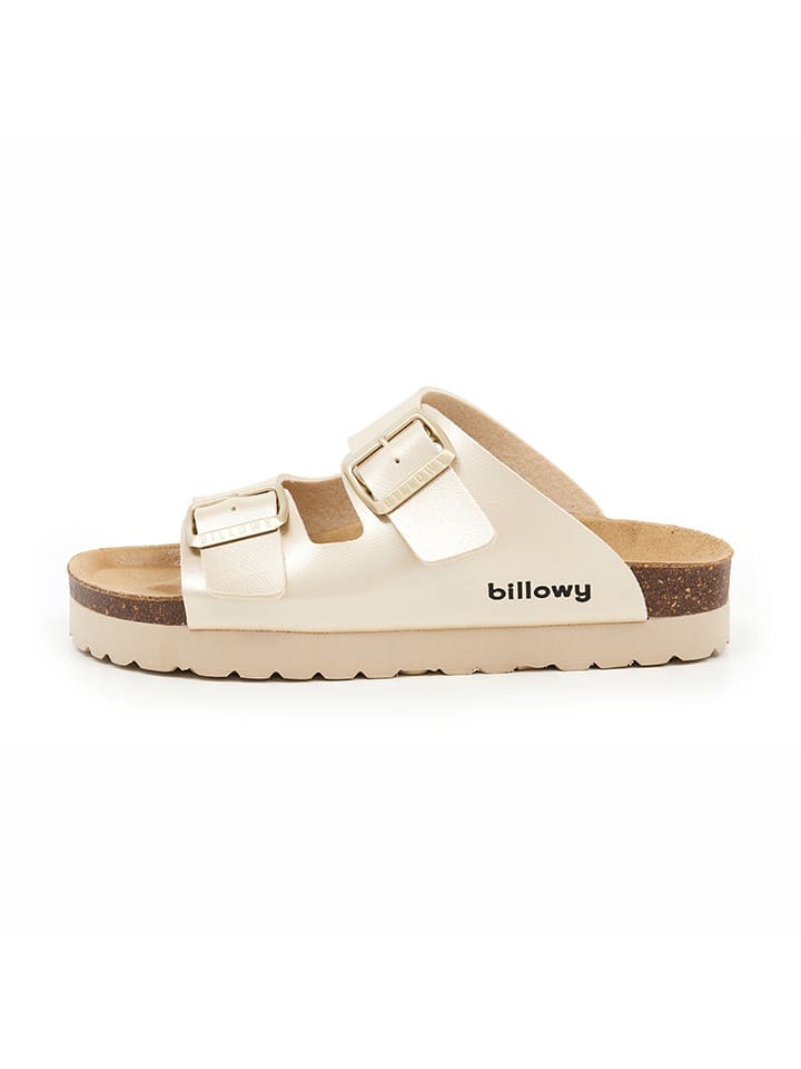 billowy Klapki w kolorze złotym rozmiar: 40