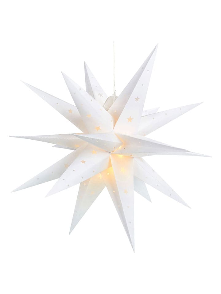 Marksljöd Dekoracja LED "Vectra" w kolorze białym - 60 x 60 x 60 cm rozmiar: onesize