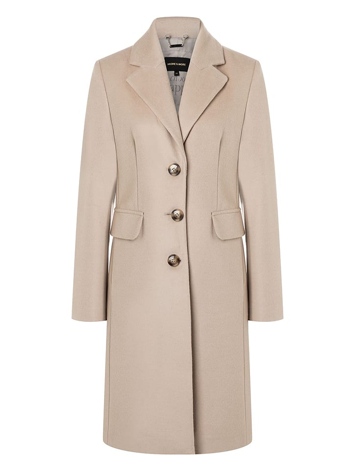 More & More Płaszcz przejściowy w kolorze beżowym rozmiar: 44
