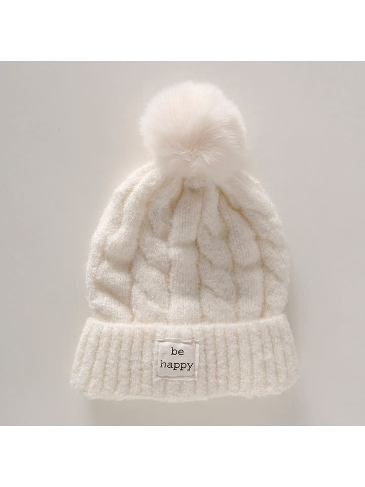 Boltze Czapka "Elly" w kolorze kremowym rozmiar: onesize