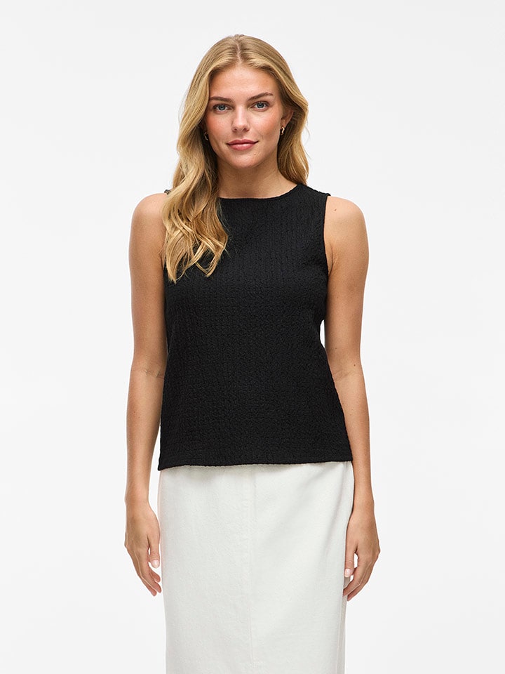 Vila Top w kolorze czarnym rozmiar: XS