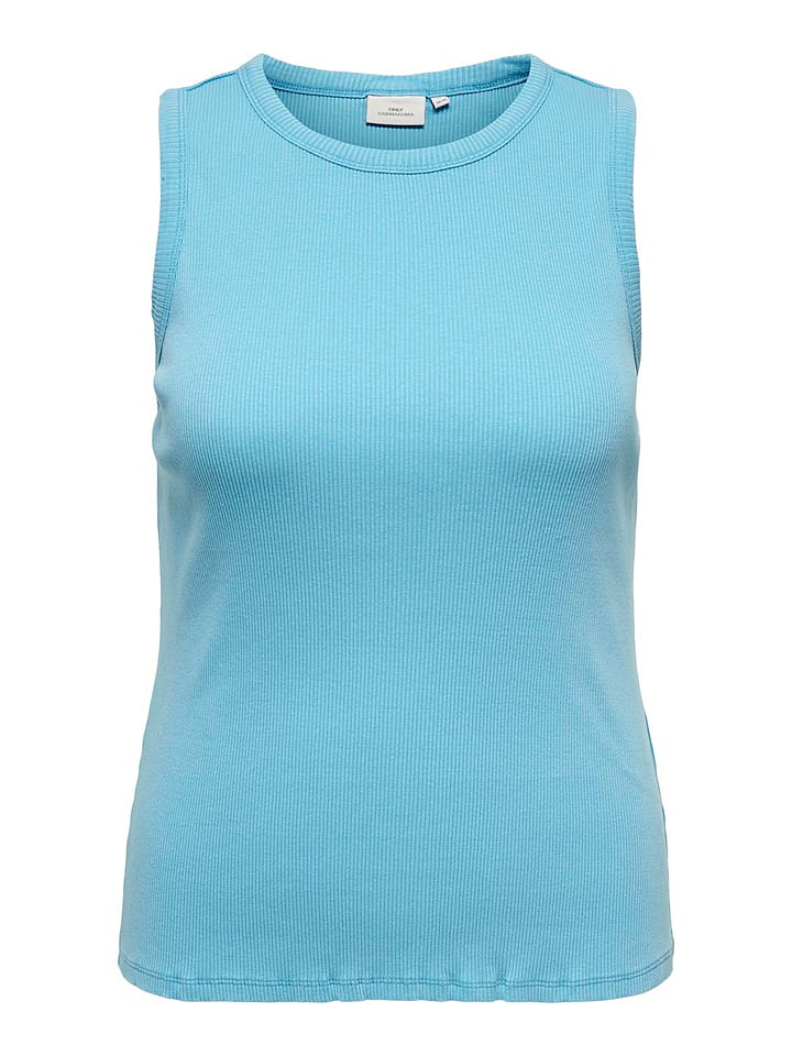 ONLY Carmakoma Top "Kea" w kolorze błękitnym rozmiar: 50/52
