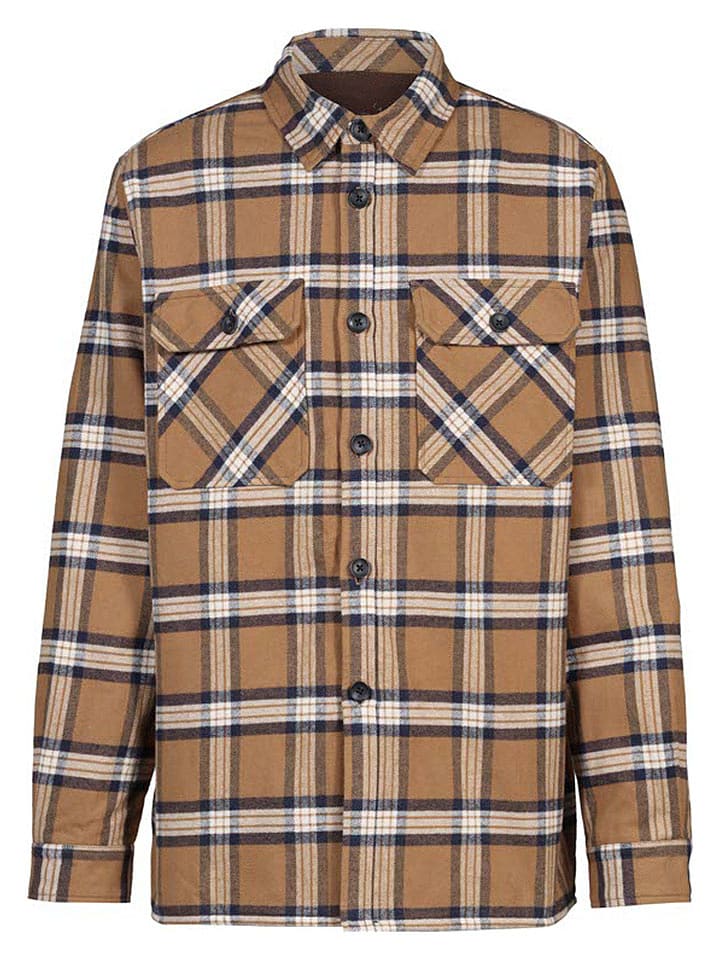 Herrlicher Koszula "Hank" w kolorze jasnobrązowym rozmiar: S