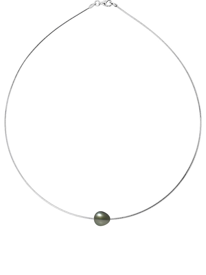 Pearline Srebrny naszyjnik z perłą tahiti - dł. 42 cm rozmiar: onesize